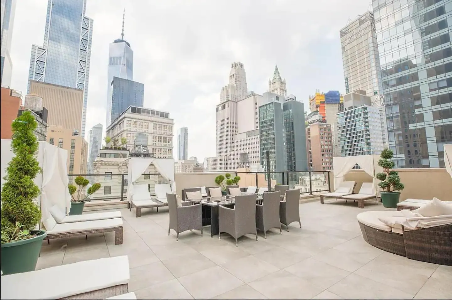 Chic 1Bd With Rooftop W/D In Unit Downtown New York 0*,